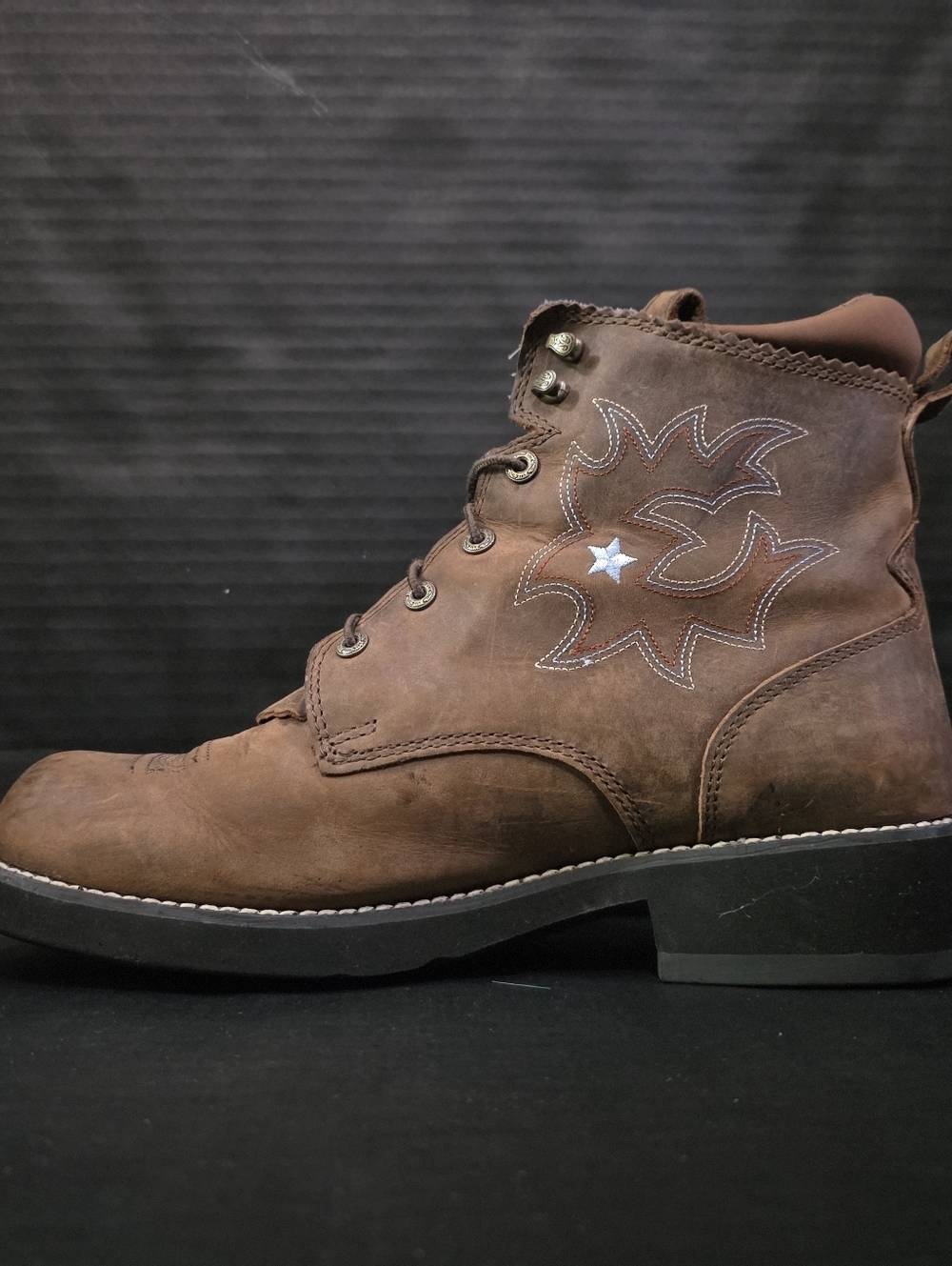Ariat Womens Driftwood Brown Probably Lacer Boot Size 11 - Picture 5 of 10